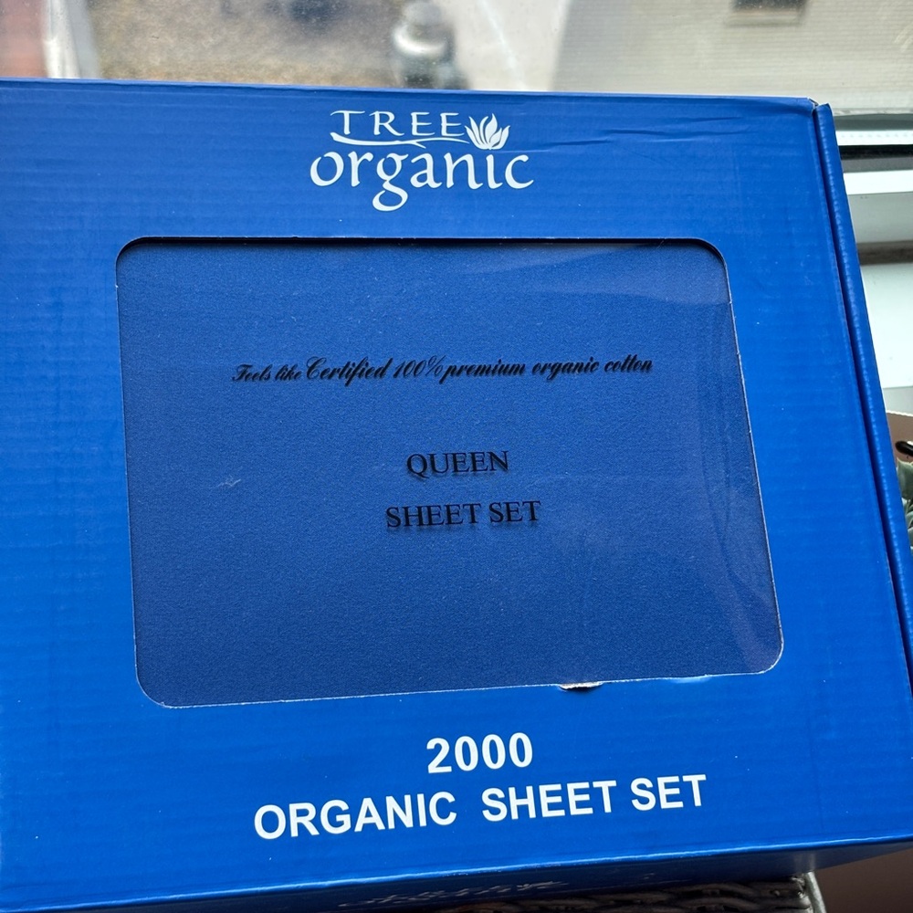 Blue Queen Sheet Set